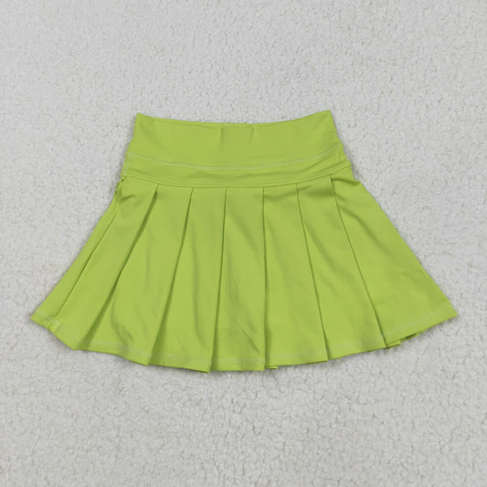 Light green solid Kids yoga Short GLK0081