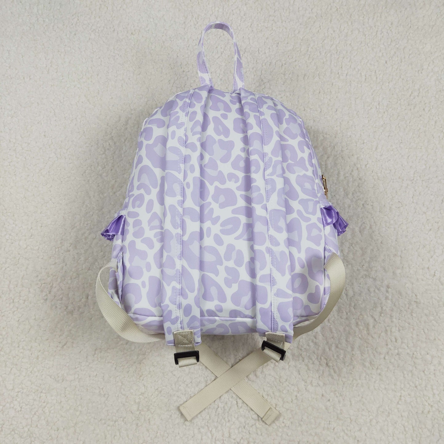 purple leopard BACKPACK
