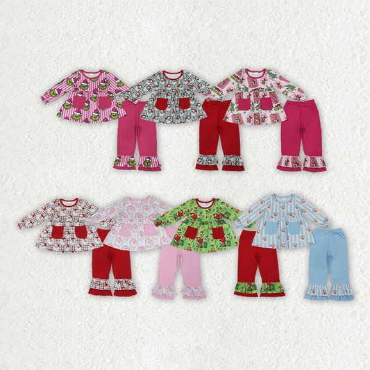 Christmas Santa Kids Sibling Matching Clothes