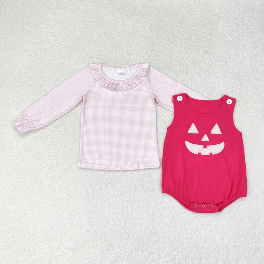 Halloween pink Sleeveless long sleeves romper