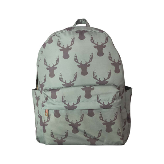 dark green deer Print BACKPACK