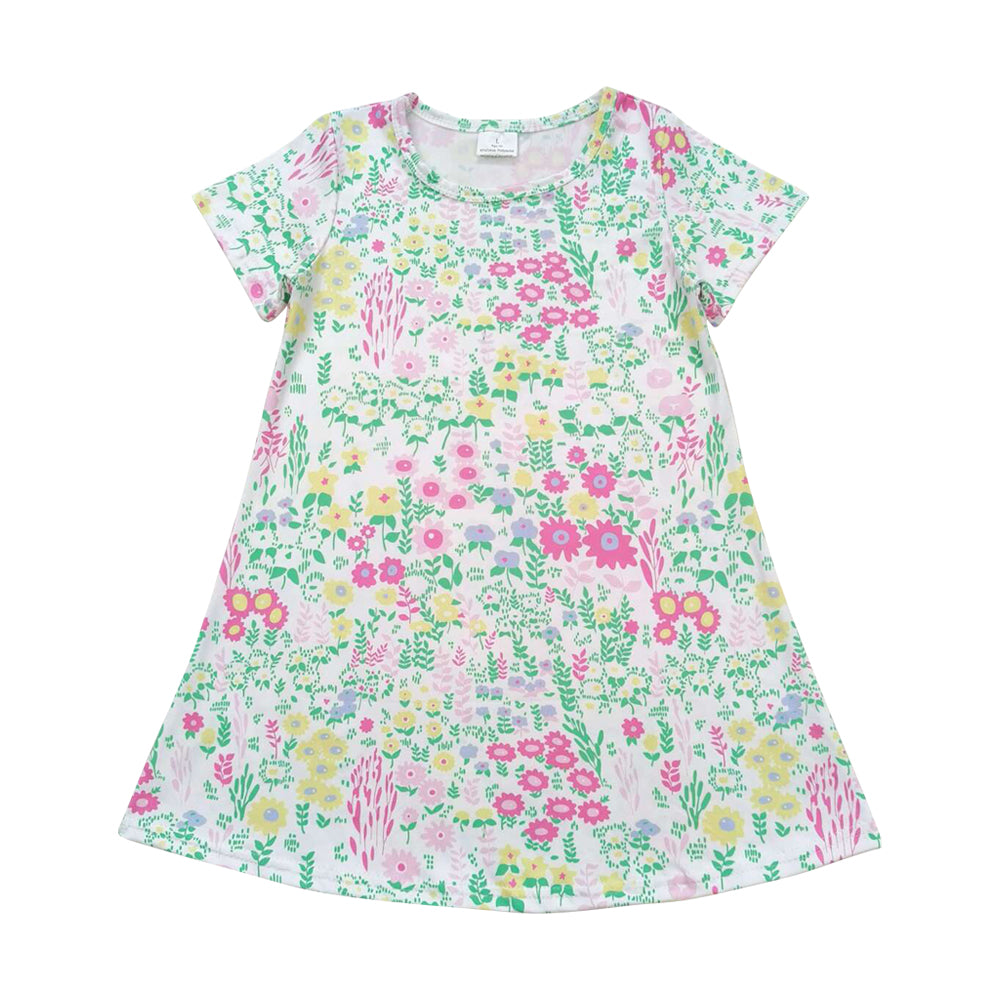 flower print Girls Dress