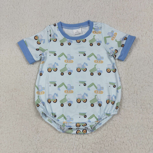 Blue extractor print Baby Romper SR3142