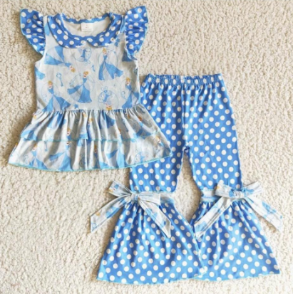 Blue Bell Pants Girls Set