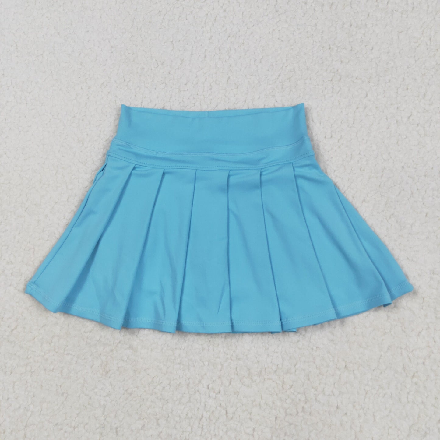 Sky Blue solid Kids yoga Short GLK0082