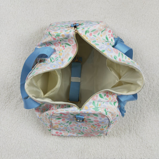 western Flowers blue Lace Gym bag