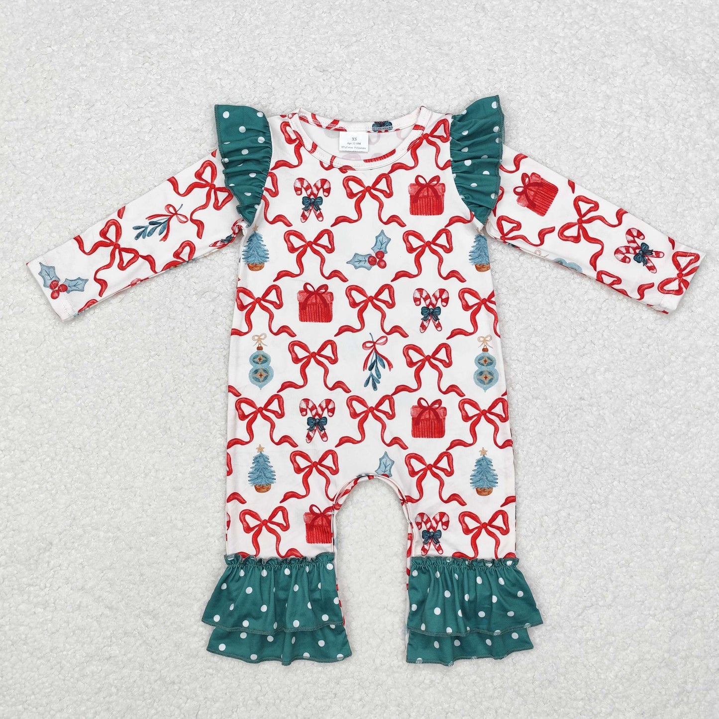 Christmas Red gift baby romper