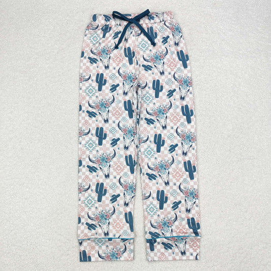 Adult Western cactus cow MAMA Bell Pants