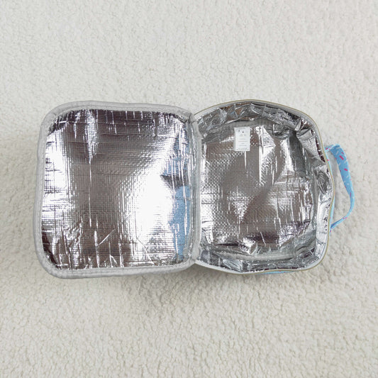 Blue Lunch zipper Box