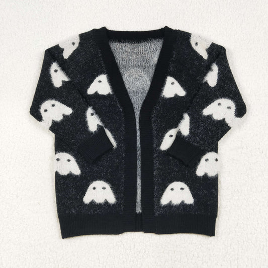 Halloween Ghost Black Sweater GT0649
