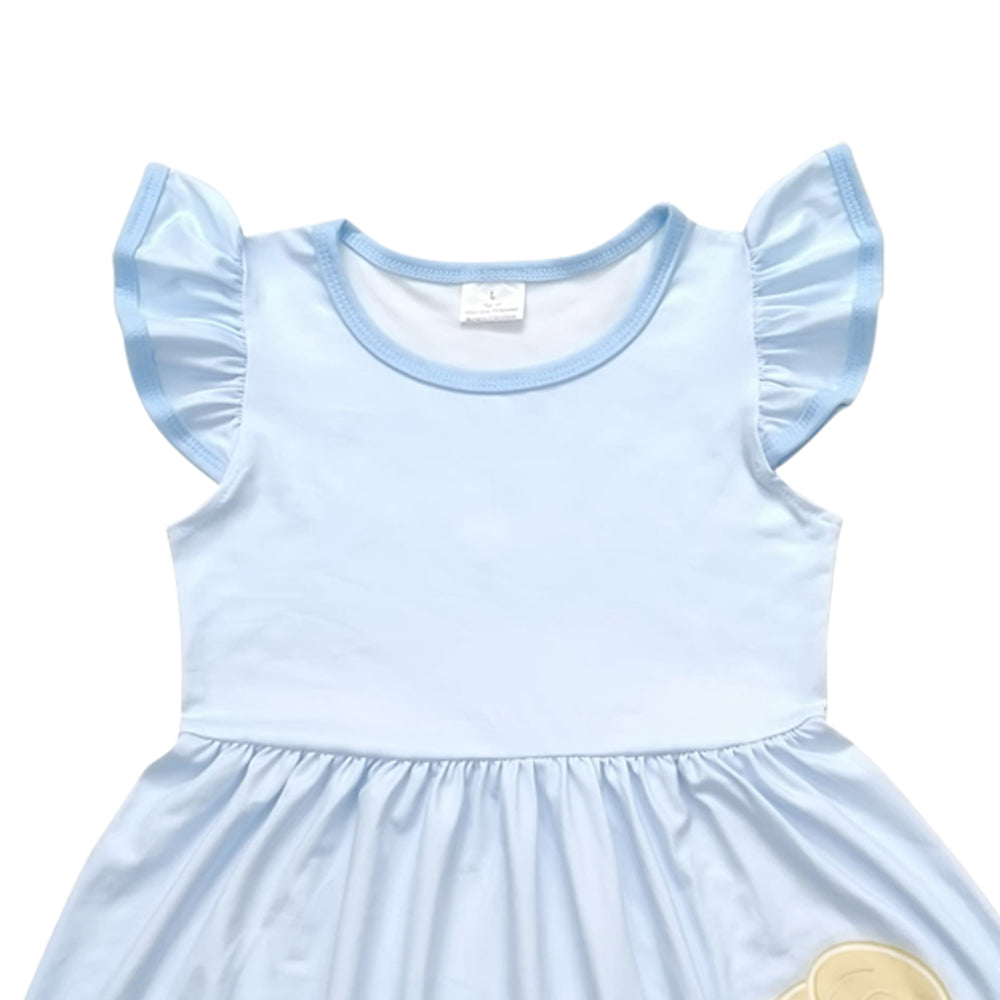 blue princess Short Sleeve Skirt