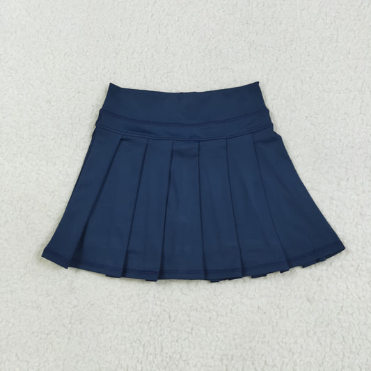 Navy solid Kids yoga Short GLK0122