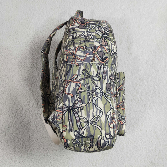 Camo Bow Cartoon BACKPACK BA0394