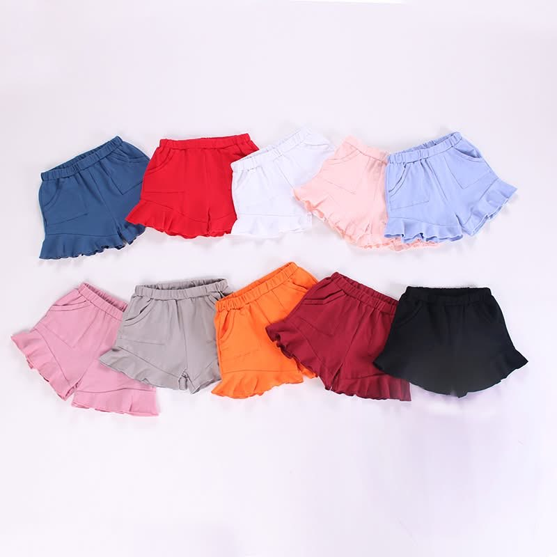 pre -order Colorful cotton girl swim Shorts SS0557-SS0566
