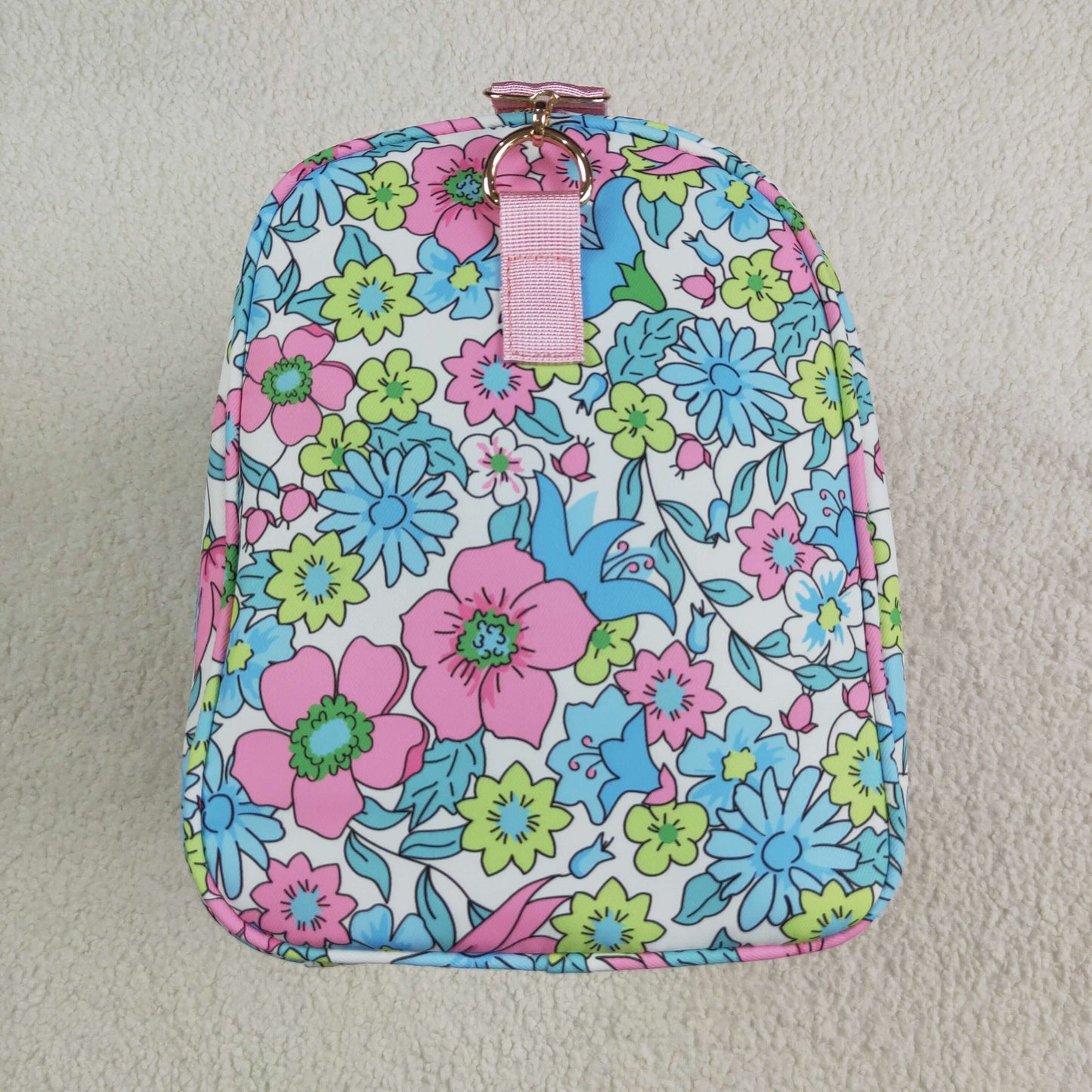 Flowers Leaves pink Lace Gym bag