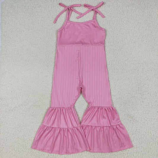 Pink tier Girls Jumpsuit SR3156