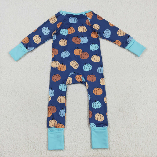 Pumpkin print Baby RomperLR2364