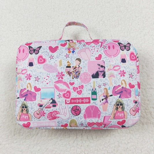 Pink Cartoon Lunch Box