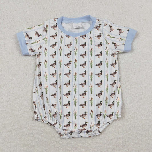 duck print Baby Romper