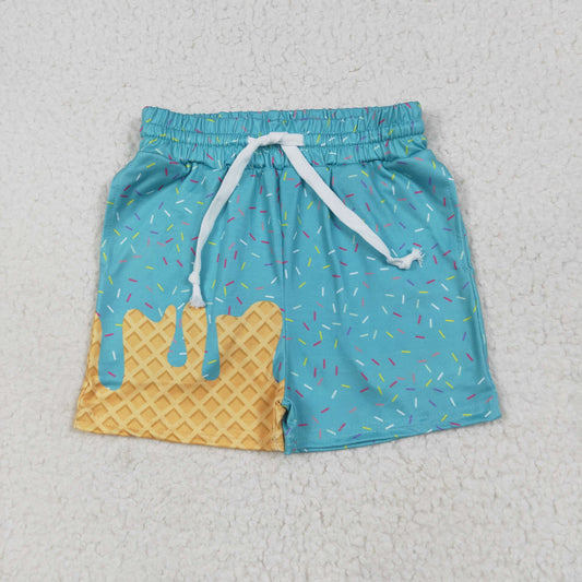 cyan ice sprinkle print shorts SS0623