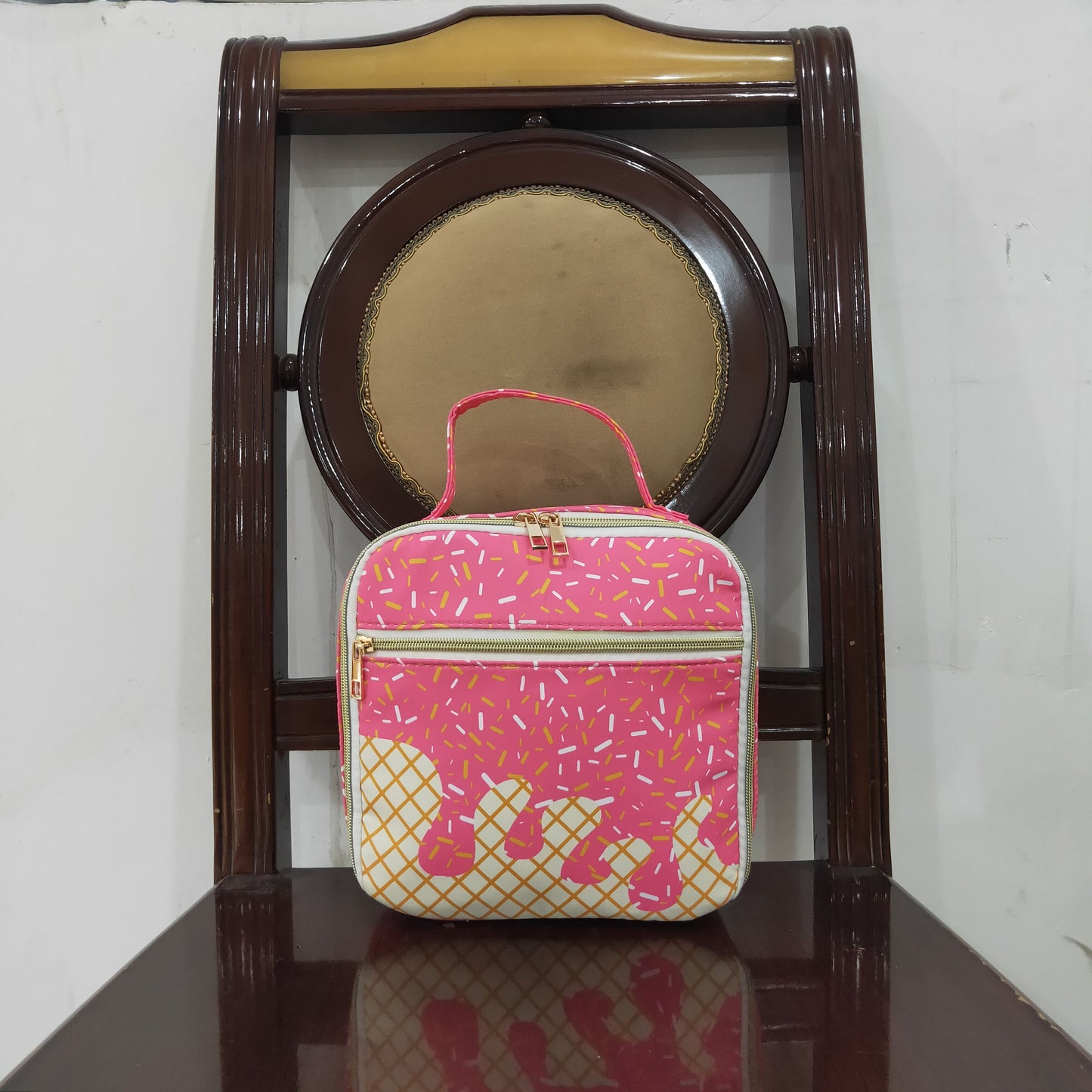 Hot pink Lunch zipper Box BA0299