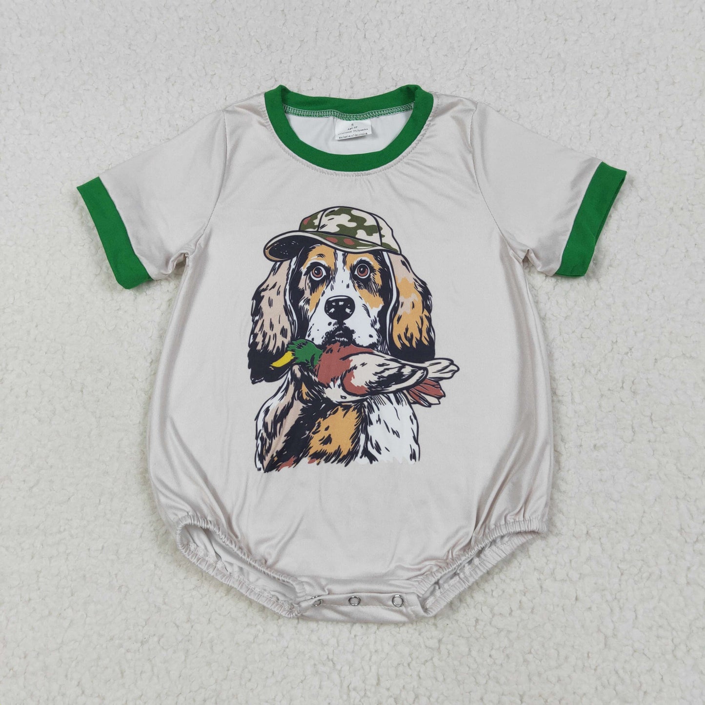 Duck dog print Baby Romper SR3091