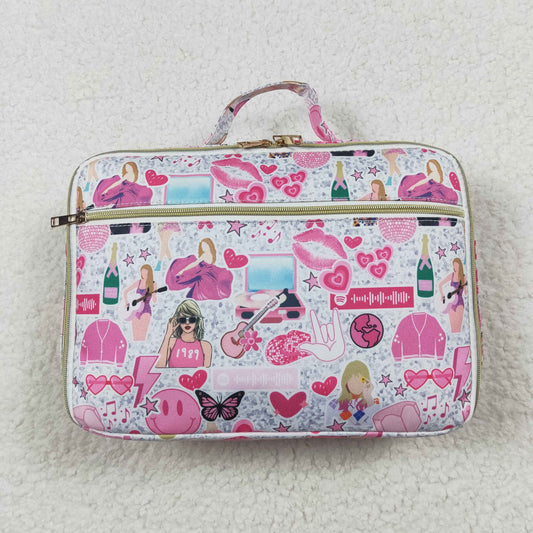 Pink Cartoon Lunch Box