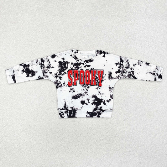 Halloween letter Long Sleeve Shirt