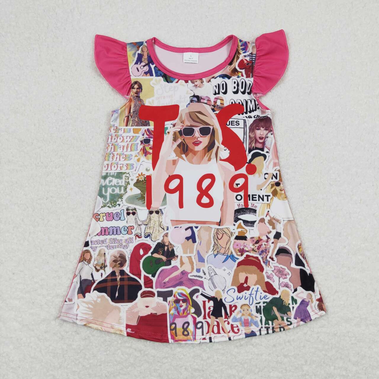 Cartoon print Girls Dress