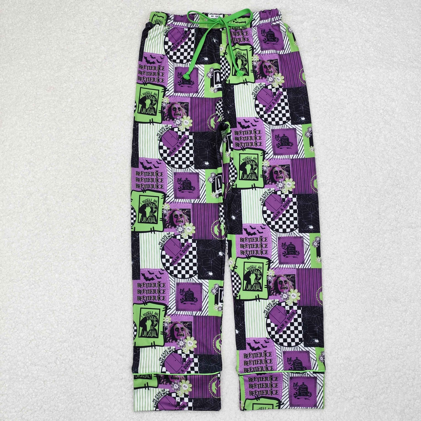 Halloween purple Bell Pants