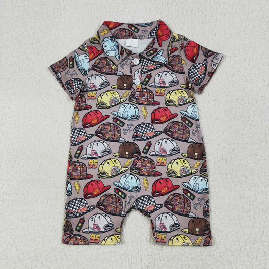 cartoon cars print Baby Romper SR3067