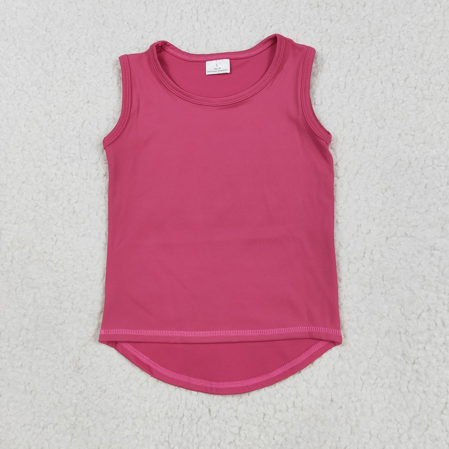 hot pink girl yoga vest GT0982