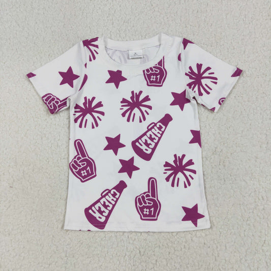 Purple Cheer short sleeve Shirt GT0993