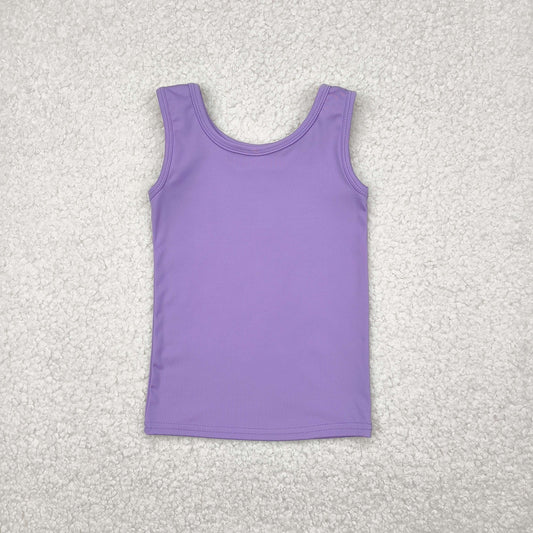 Purple yoga Sleeveless shirt