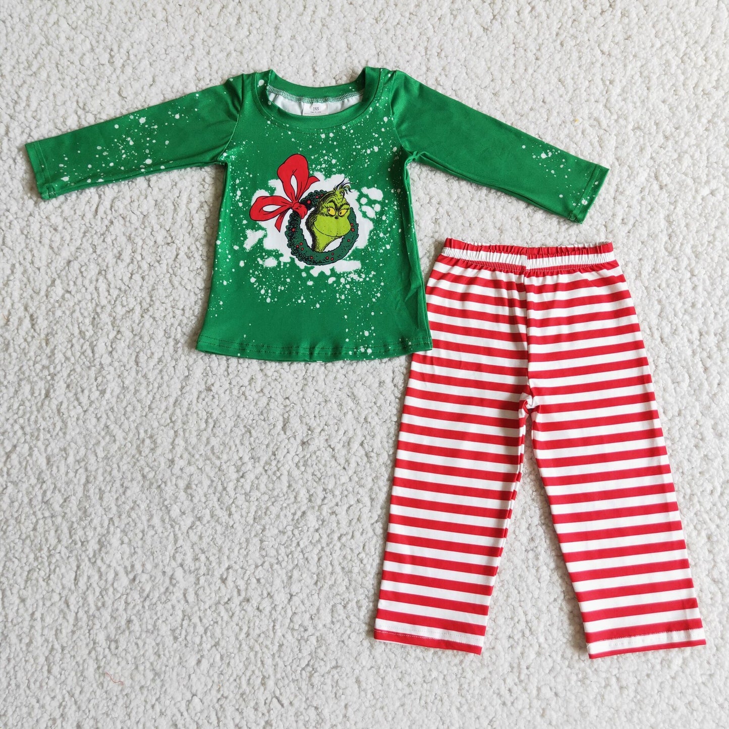 Christmas green Cartoon Set