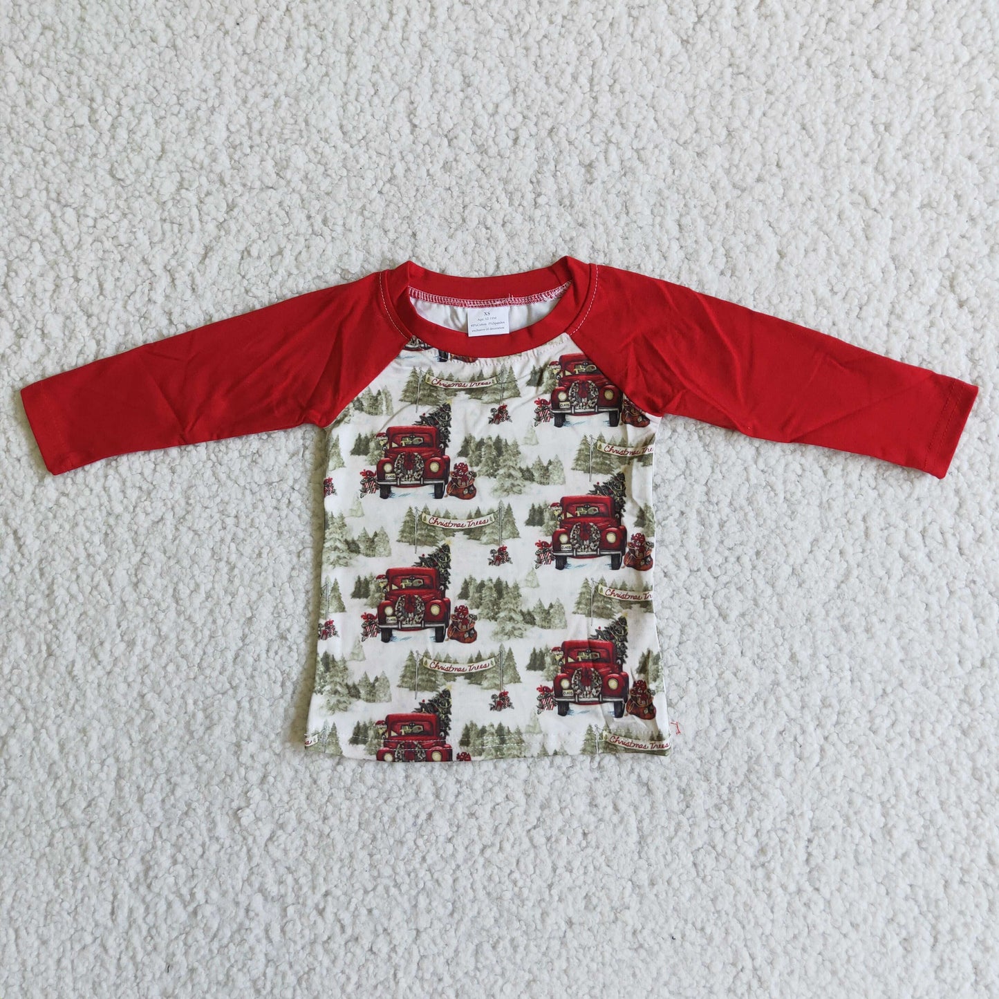 Christmas Tree Car Boy shirt