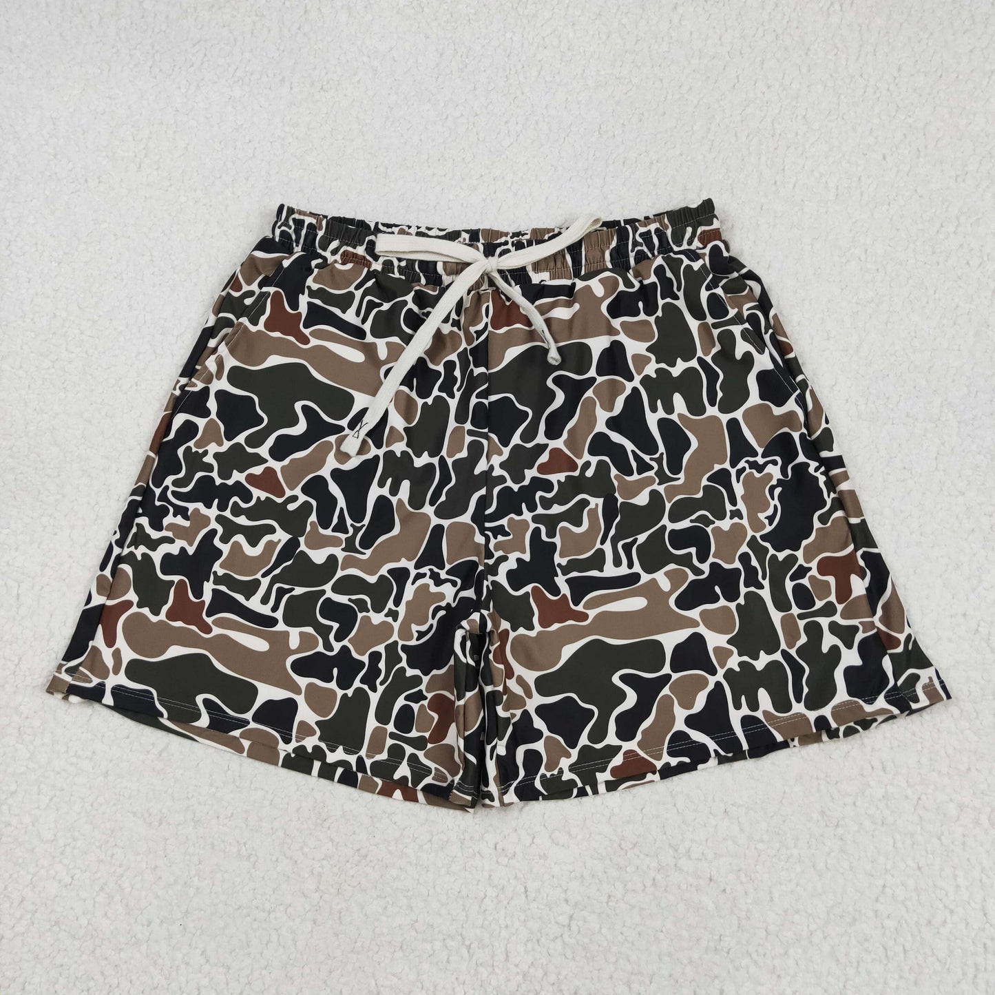 Adult man camo Print short swim