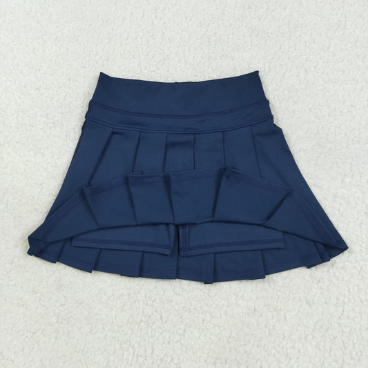 Navy solid Kids yoga Short GLK0122