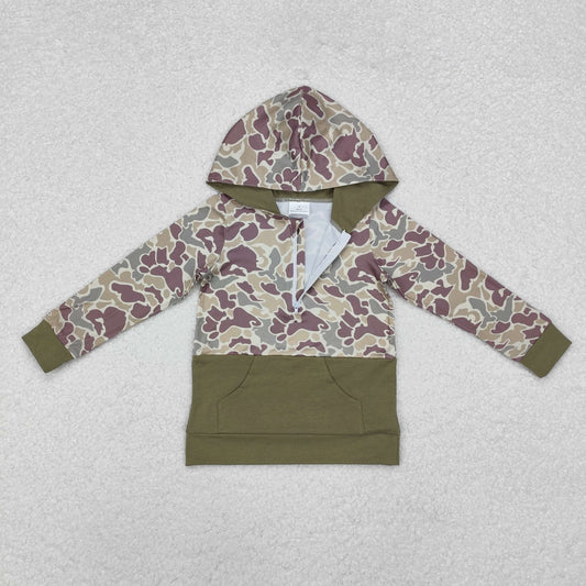 Camo Print hooded