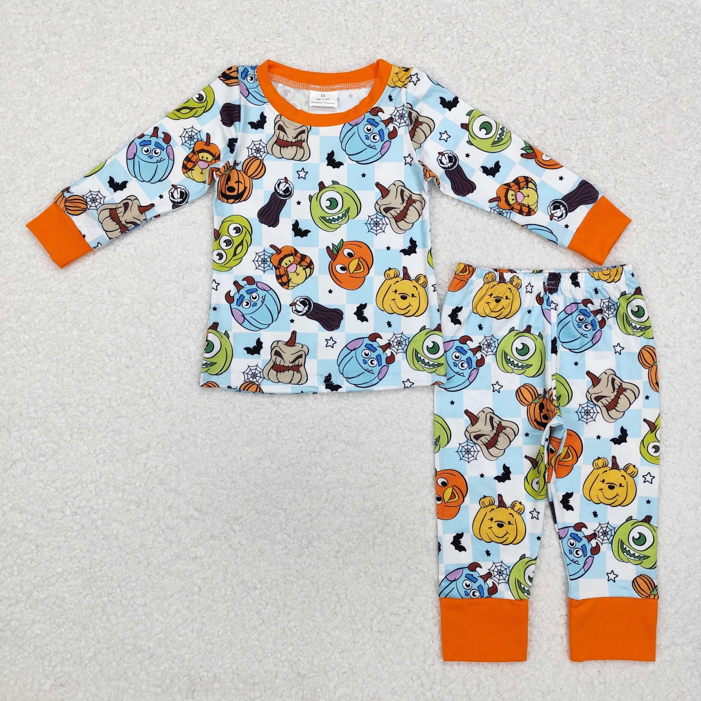 Halloween pumpkin Cartoon Pajamas