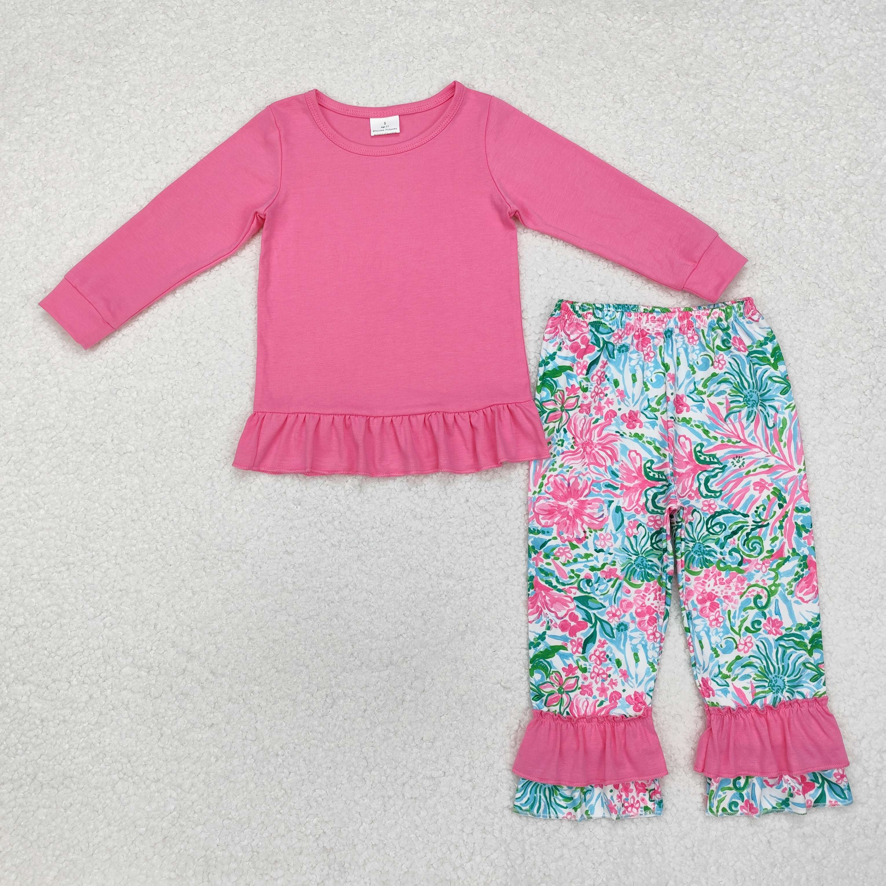 Pantalon Enfant SmockaDot Fille Taille 4T - Floral Rétro - Occasion Très Bon état