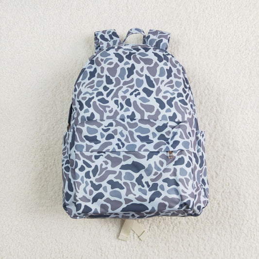 Grey camo Print backpack