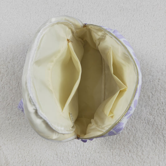 purple leopard BACKPACK