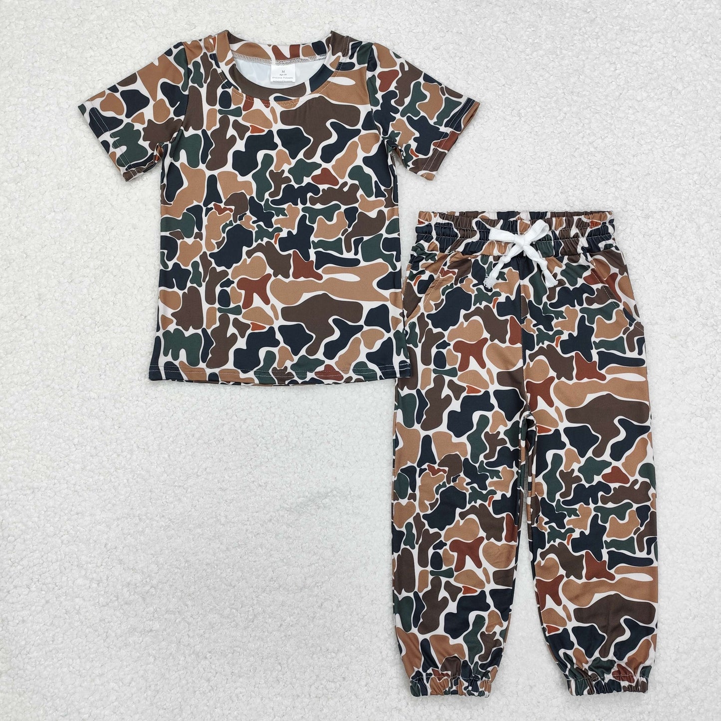 Camo Long Sleeve Girls Set