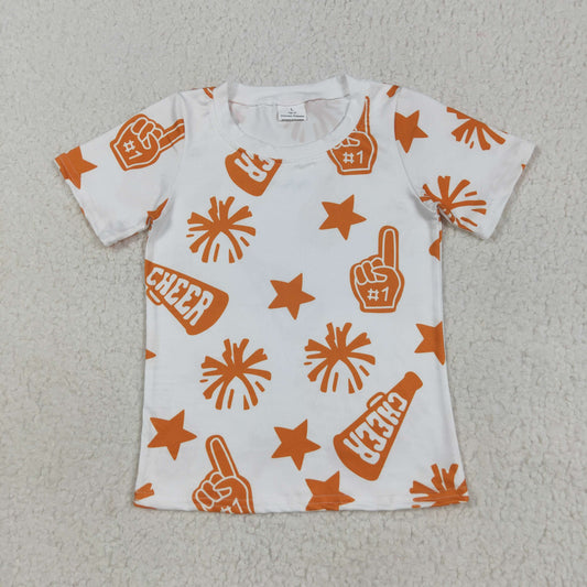 orange Cheer short sleeve Shirt GT1090