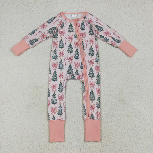 Christmas trees bows Print Baby Romper LR2283