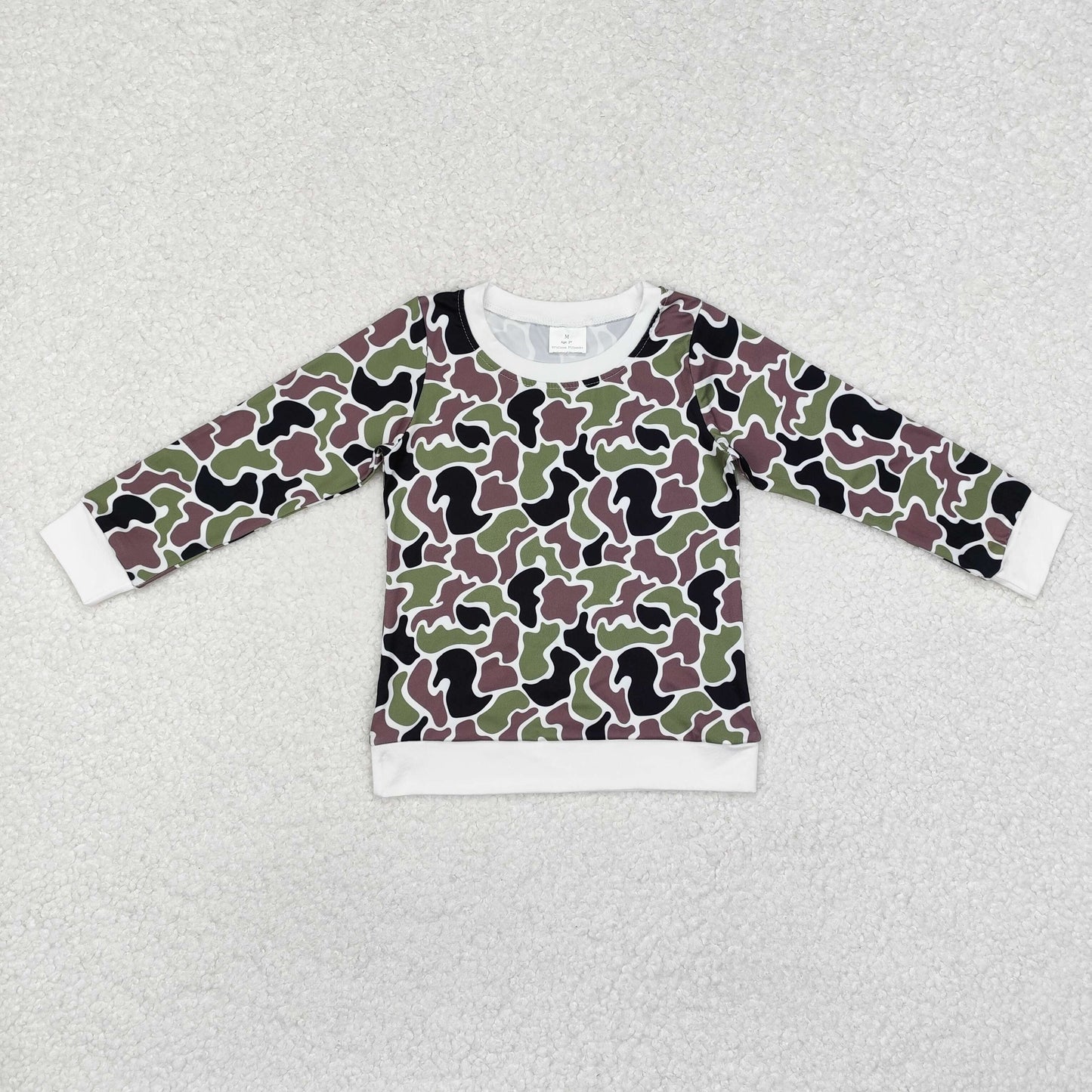 Camo print Long Sleeve Shirt