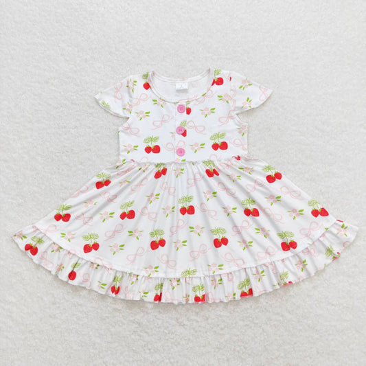 strawberry print Girls dress
