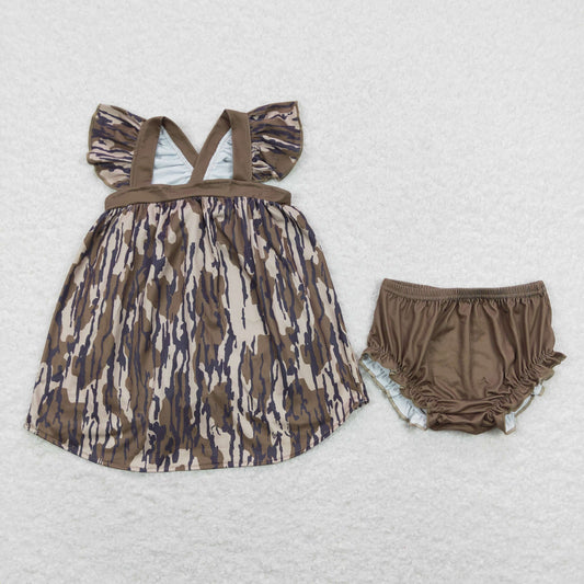 Camo Print Girls Bummies