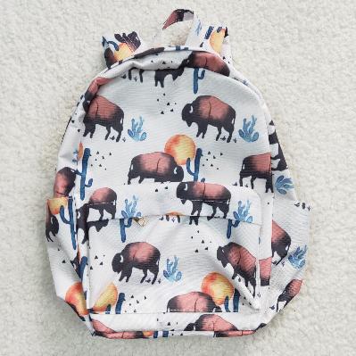 western cactus Cow kids backpack(US warehouse)